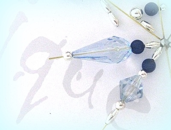 Bastelpackung Perlenstern E3 blau