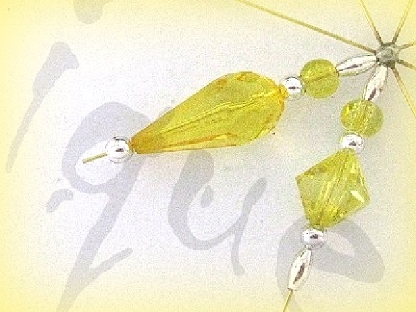 Bastelpackung Perlenstern E3 gelb