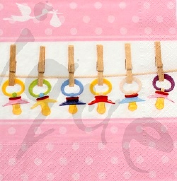 Serviette nuggi (rosa)