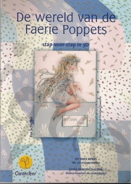 3D Schnittbogen Buch A4 De wereld van de Faerie Poppets