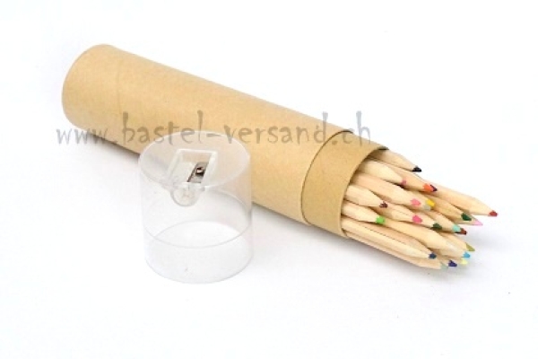 Buntstiftebox (Farbstifte) mit 24 Farben