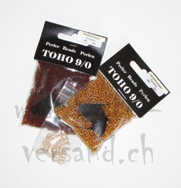 Deckeli "Spirale" braun/gold