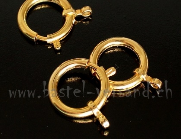 Federring 20mm goldfarbig (1Stk.)