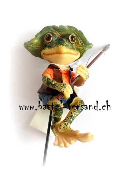 Frosch beim angeln