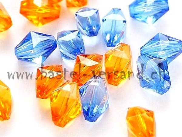 Funkelperle 15mm blau