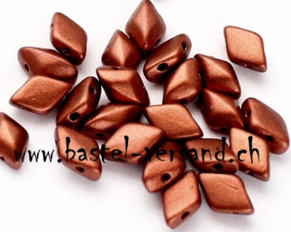 Gemduo 8 x 5mm Antique Copper (matt)