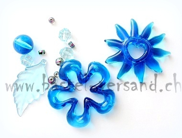 Bastelpackung Girlande blau (2)