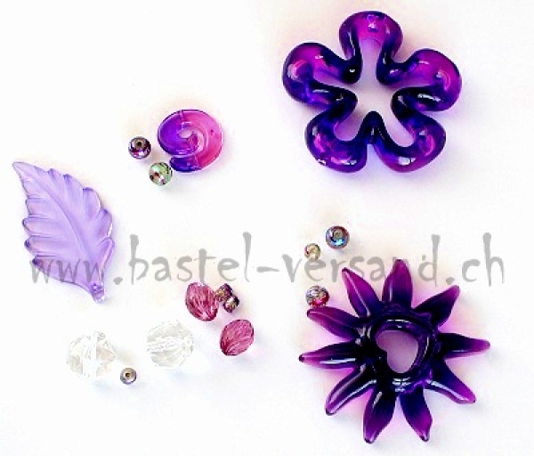 Bastelpackung Girlande violett (1)