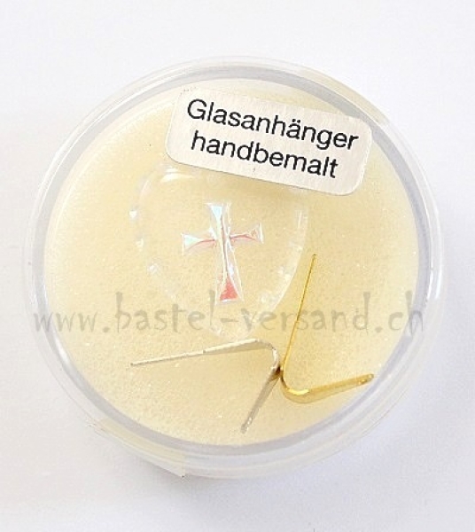 Glasanhänger Herz (1Stk.)