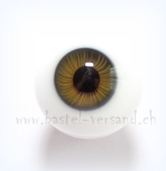 Kristallglas Puppenaugen 20mm
