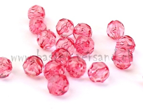 Schliffperle 4mm himbeer