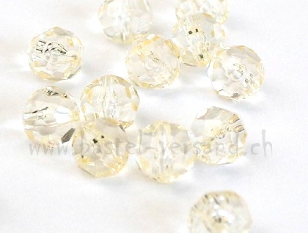 Schliffperle 6mm gelb