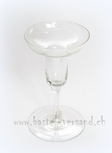 Glaskerzenhalter / Schale