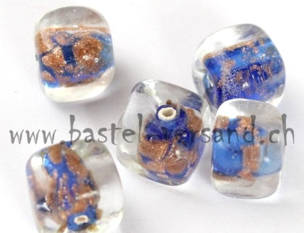Würfel 10 x 10mm blau