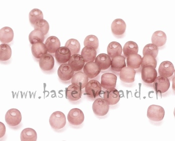 Glasperle 3mm weinrot