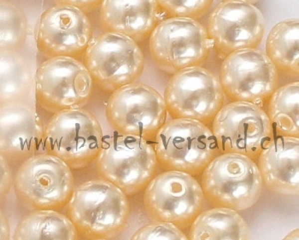 Glasperle 5mm hellgelb