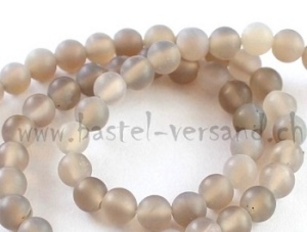 Glasperle 10mm rauch