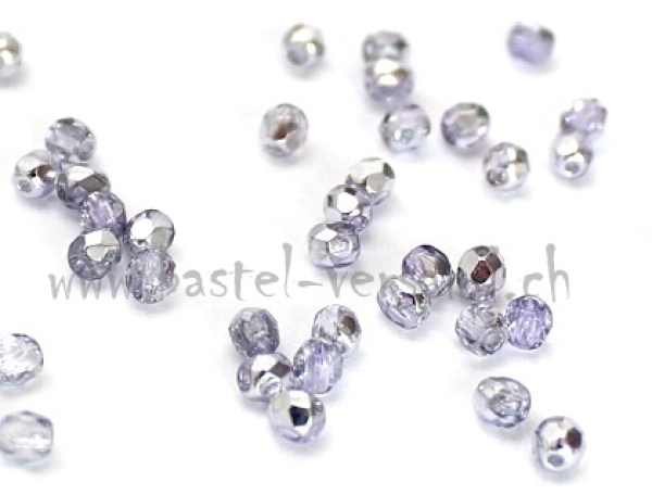 Glasschliffperle 3mm tanzanite