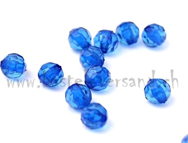 Schliffperle 4mm blau