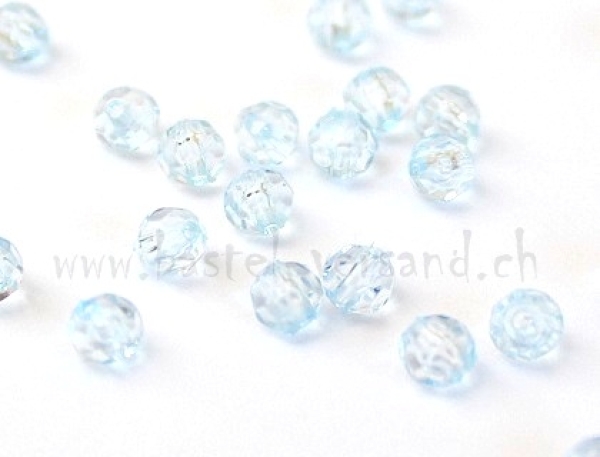 Schliffperle 4mm hellblau