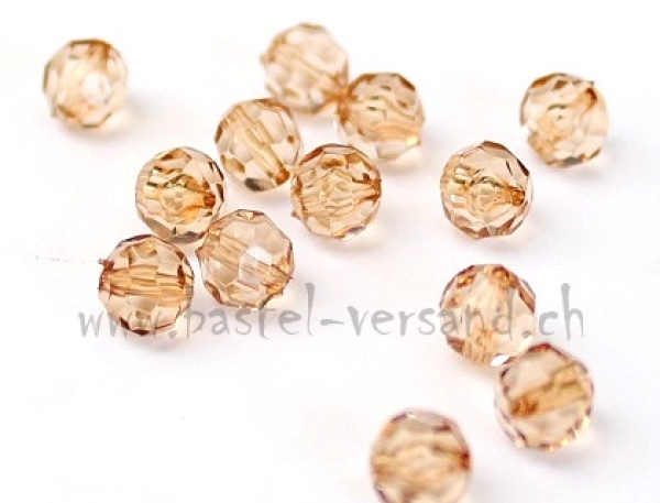 Schliffperle 4mm braun