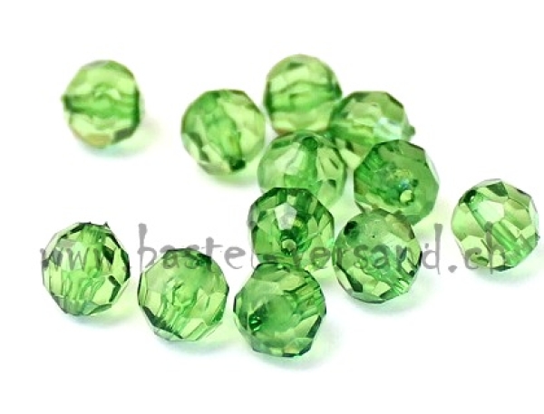 Schliffperle 6mm grün