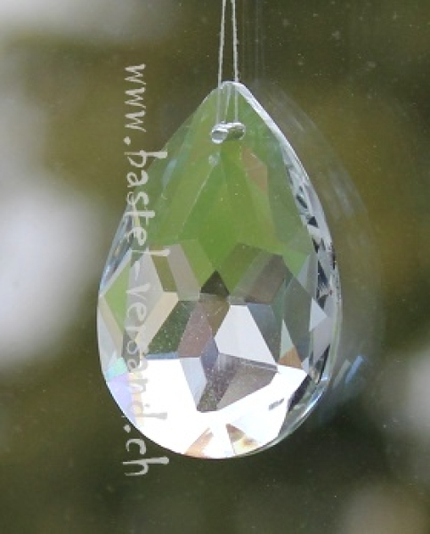 Glastropfen facettiert 38mm