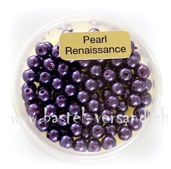 Glaswachsperle 4mm lila