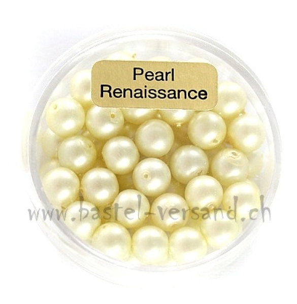 Glaswachsperle 6mm kultur matt