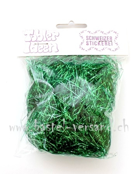 Glitterfäden grün