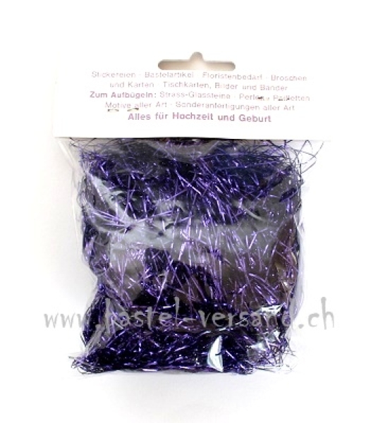 Glitterfäden violett