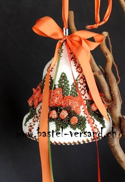 Glocke Blumen lachsfarbig