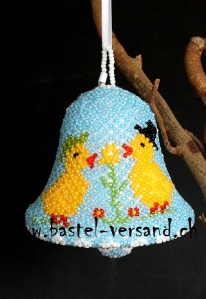 Glocke Küken mit Hut und Zylinder