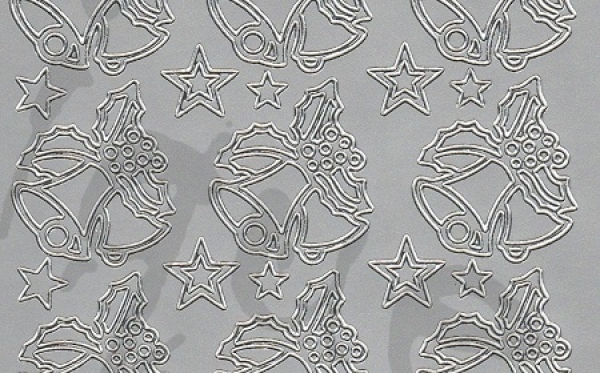 Sticker Glocken (855) silber