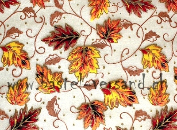 Dekostoff Herbstlaub