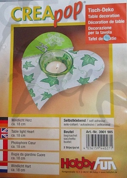 CreaPop Windlicht "Herz" (2Stk.)