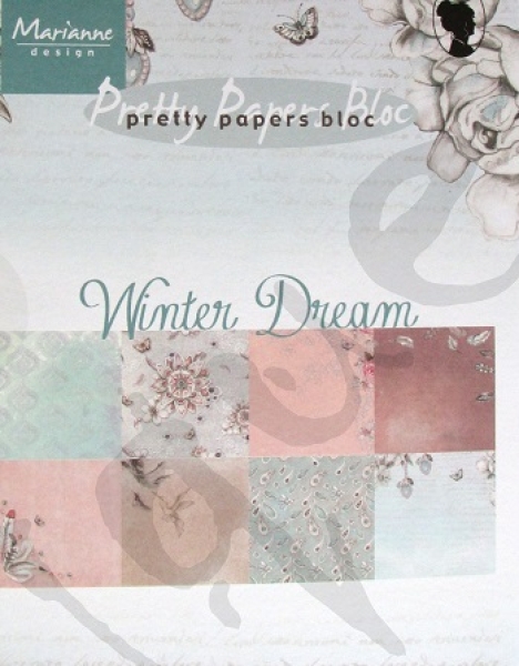Marianne Design Pretty Paper Bloc Winter Dream