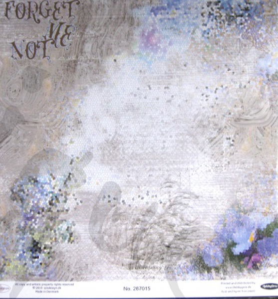 Hintergrundpapier Forget me not