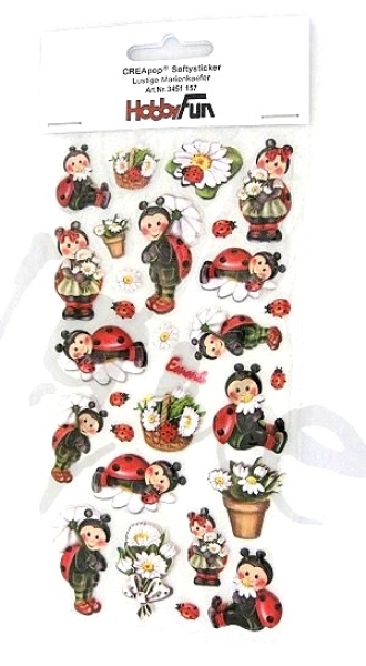 Hobbyfun Softysticker Marienkäfer