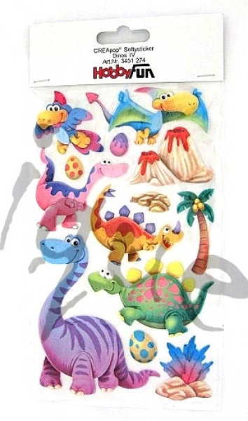 Hobbyfun Softysticker Dinos