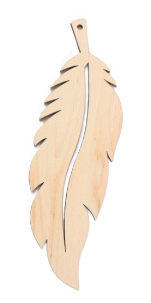 Holzform Feder 15cm