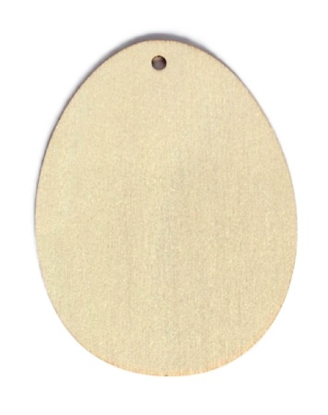Holzform Ei 8cm (rundliche Form)