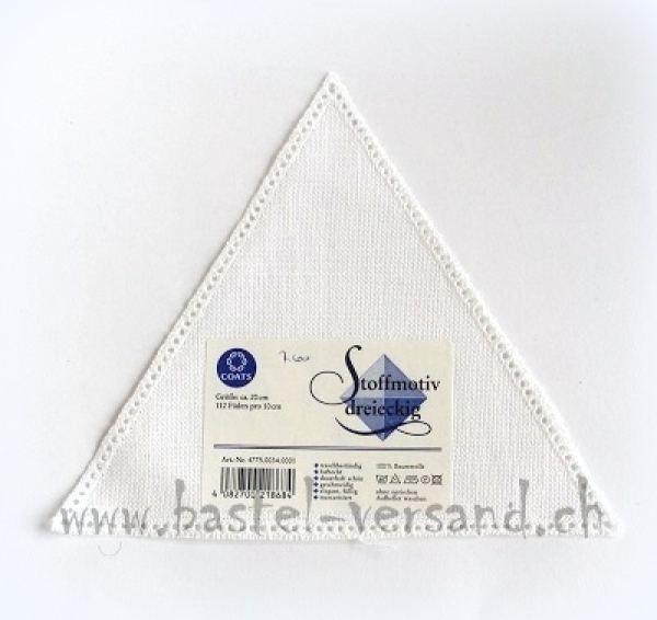Stoffmotiv zum umhäkeln Dreieck