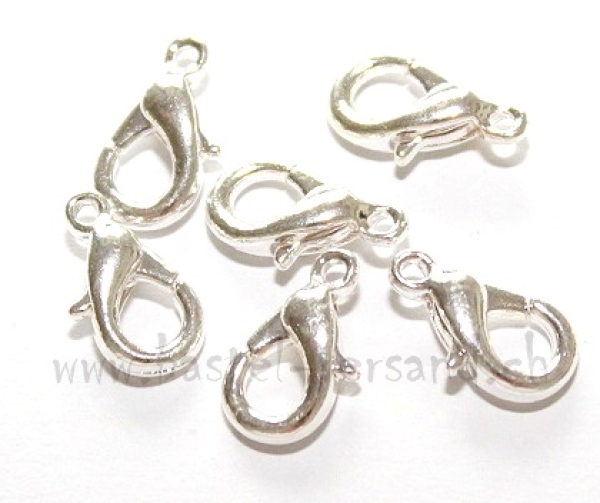 Karabiner 15mm silberfarbig