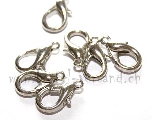 Karabiner 19mm silberfarbig