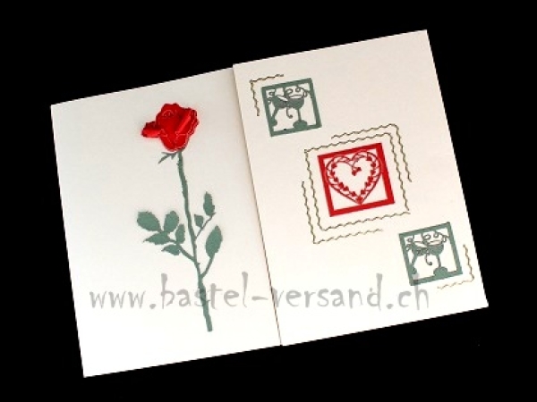 Karte "Rose"