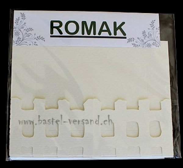 Karte A6 elfenbein "Zaun"