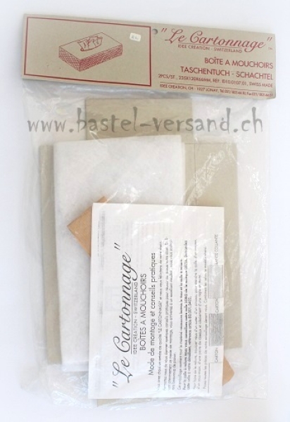 le cartonnage "Kleenex" Schachtel (2Stk.)