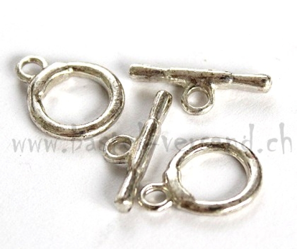 Knebelverschluss glatt 2cm