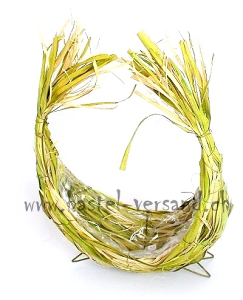 Korb "Halbmond" grün